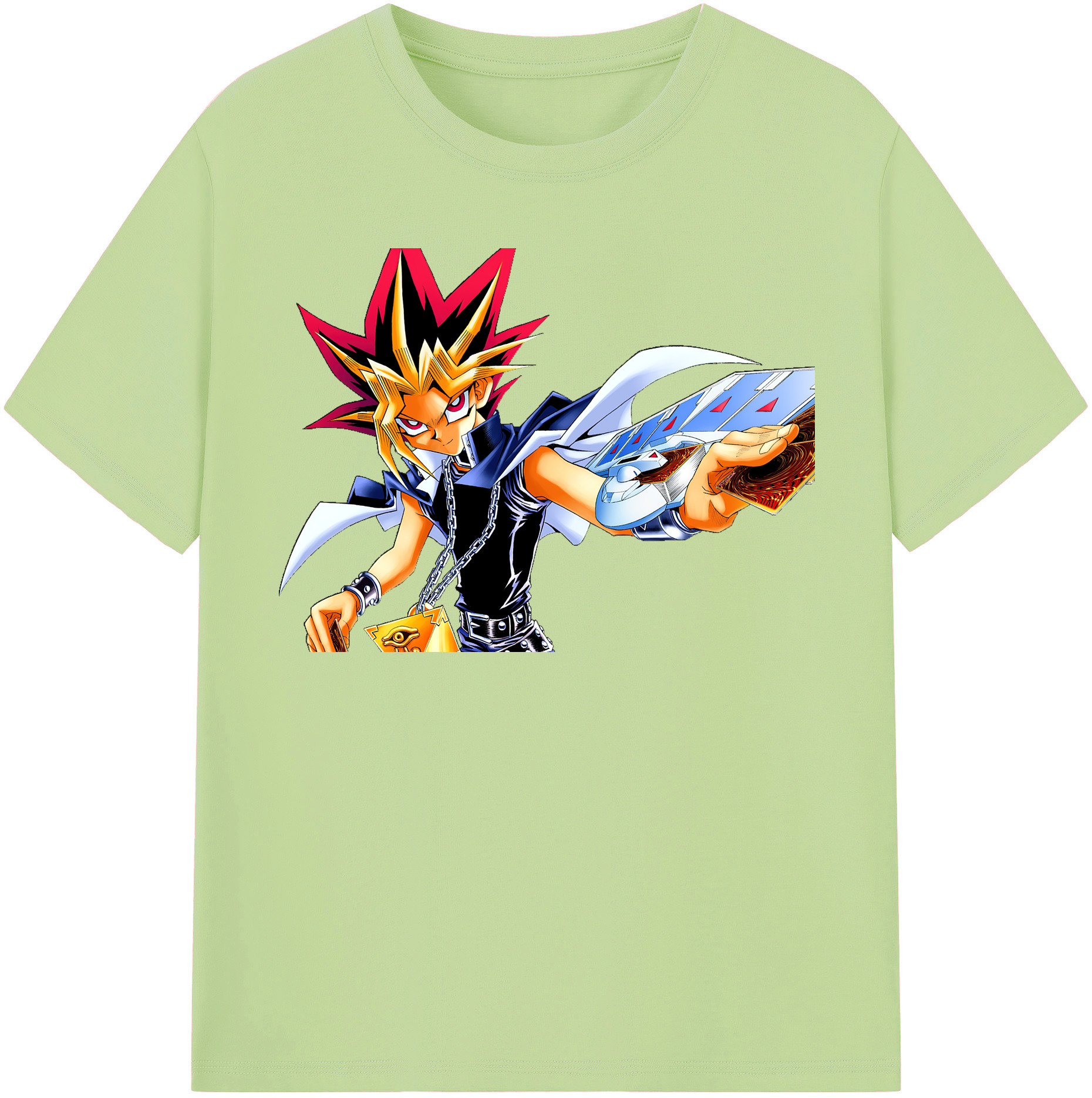 （画像用） 遊☆戯☆王 Yu-Gi-Oh! 綿100％半袖Tシャツ（フロントプリント）